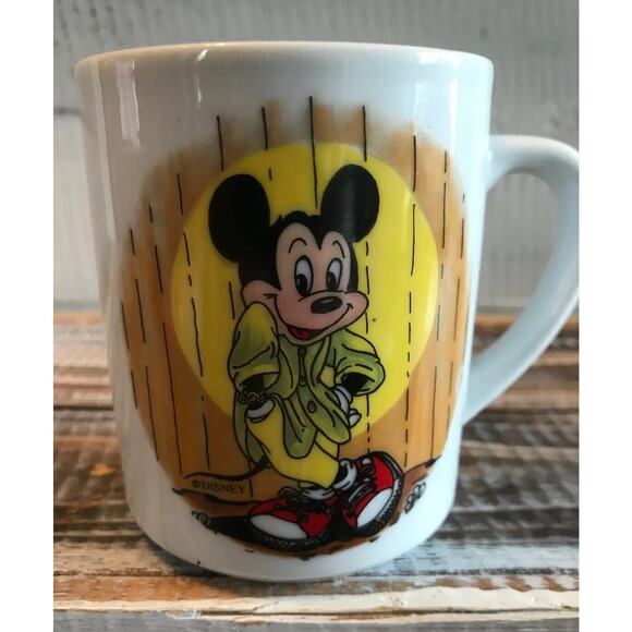 Vintage 1990’s Reutter Disney Mickey Mouse West Germany Coffee Tea Mug Cup - Picture 2 of 10